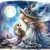 Halloween Witch - Paint by Numbers Acrylic Painting 40*40cm