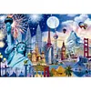 uk.everydayedeals (Limited Stock)11ct Stamped Cross Stitch - Statue Of Liberty(60*50cm)
