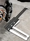 Brake Thickness Measuring Vernier Caliper Car Tyre Plate Wear Depth Ruler