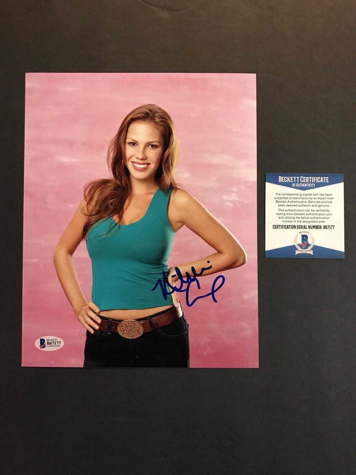 Nikki Cox Hot! Signed Autographed 8x10 Photo Poster painting Beckett BAS Cert