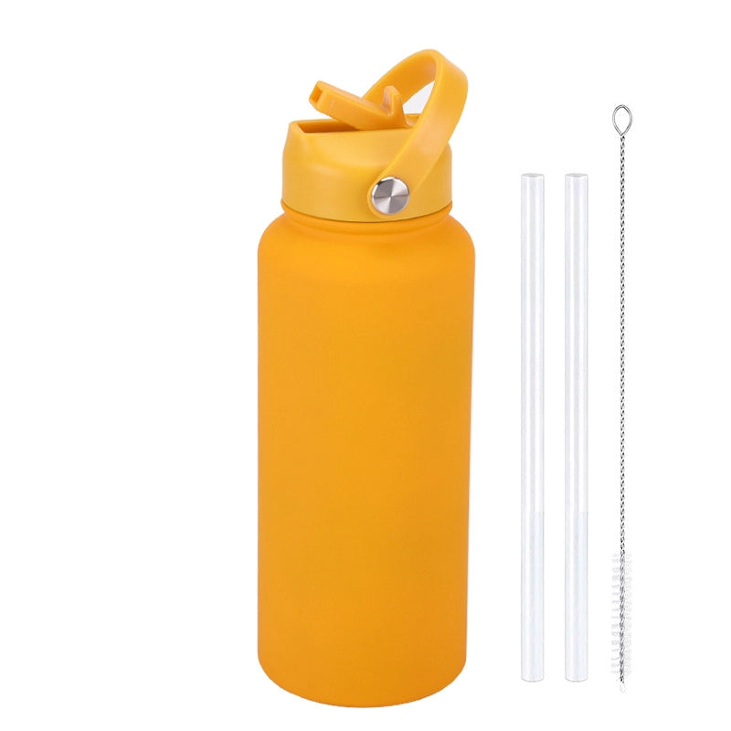 Casual Solid Color Stainless Steel Thermos Cup