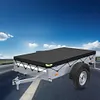 214x122cm Oxford Travel Trailer RV Cover Waterproof Trailer Flat Tarpaulin Cover