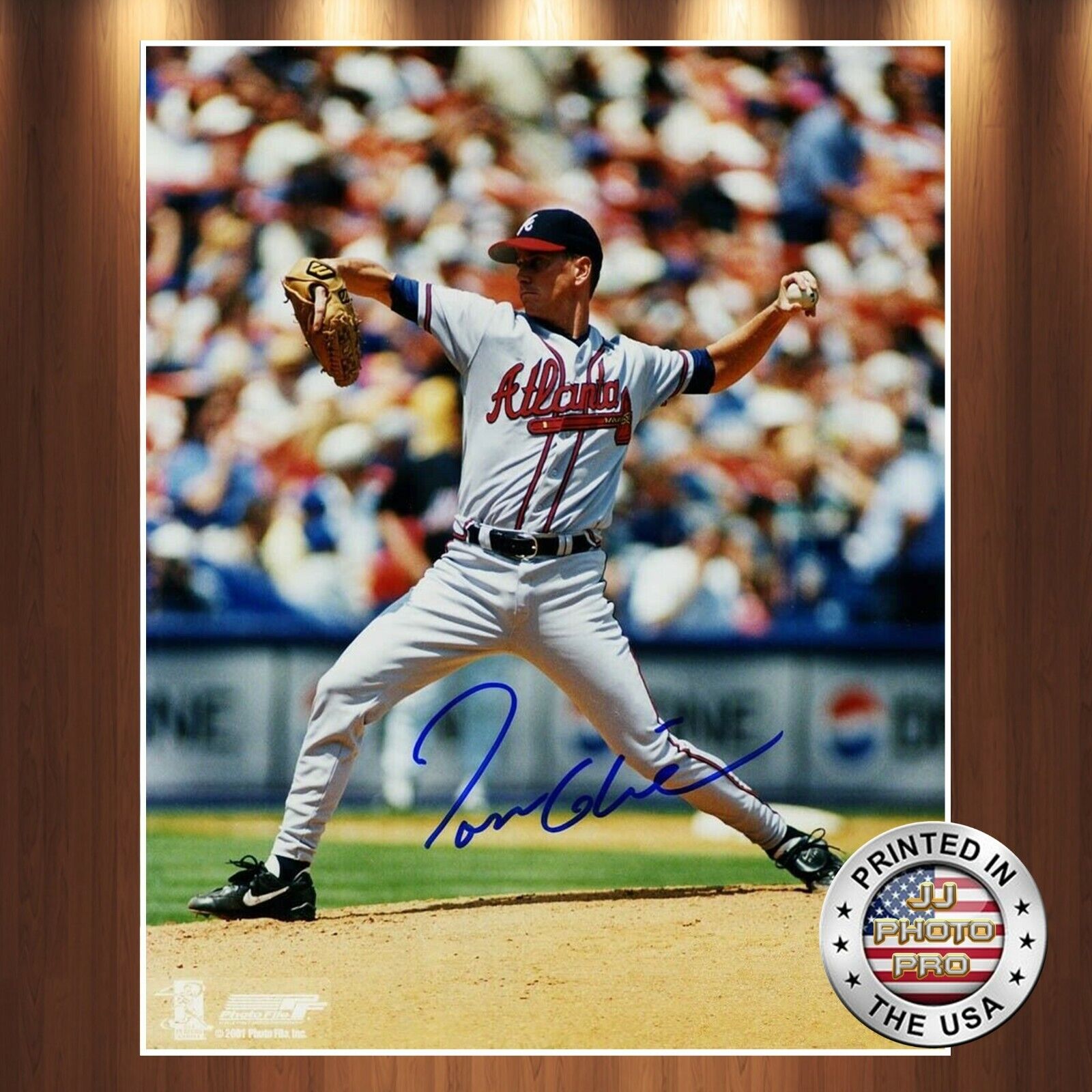 Tom Glavine Autographed Signed 8x10 Photo Poster painting (HOF Braves) REPRINT