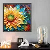 Diamond Painting-DIY Full Round Drill Stained Glass Flower(40*40 CM)