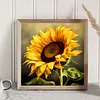 Sunflower-Full Round Diamond Painting 30*30CM