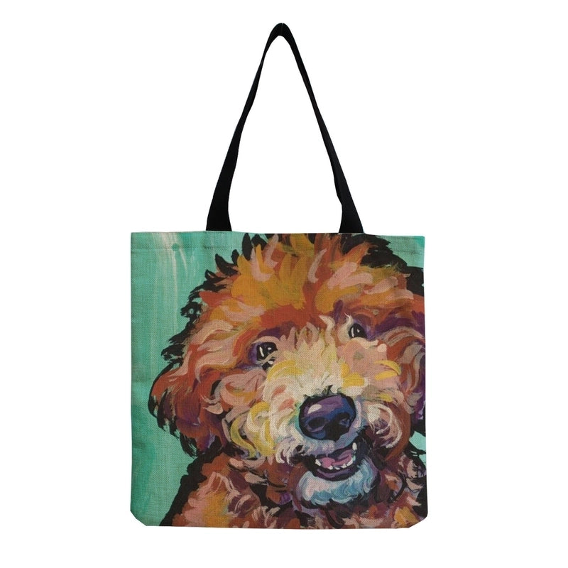 Women’s Cute Dog Shopping Bags