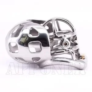 pornhint Pornhint Chastity Spikes Cage Stainless Steel Arc ring Metal Chastity Devices Sleeve