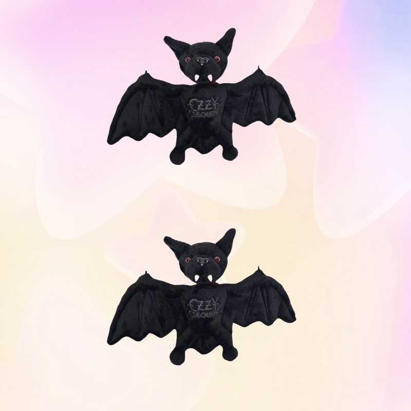 ozzy plush bat 2pcs White-Lily-Cookie-Plushies