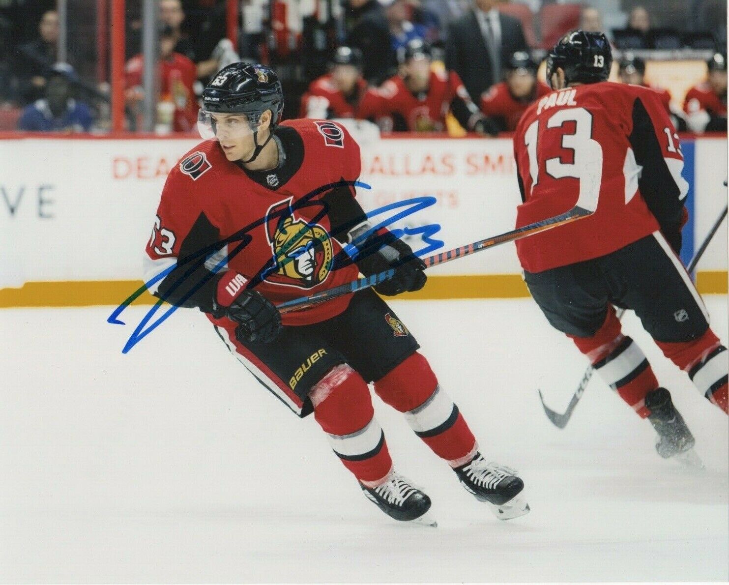 Ottawa Senators Tyler Ennis Autographed Signed 8x10 NHL Photo Poster painting COA #1