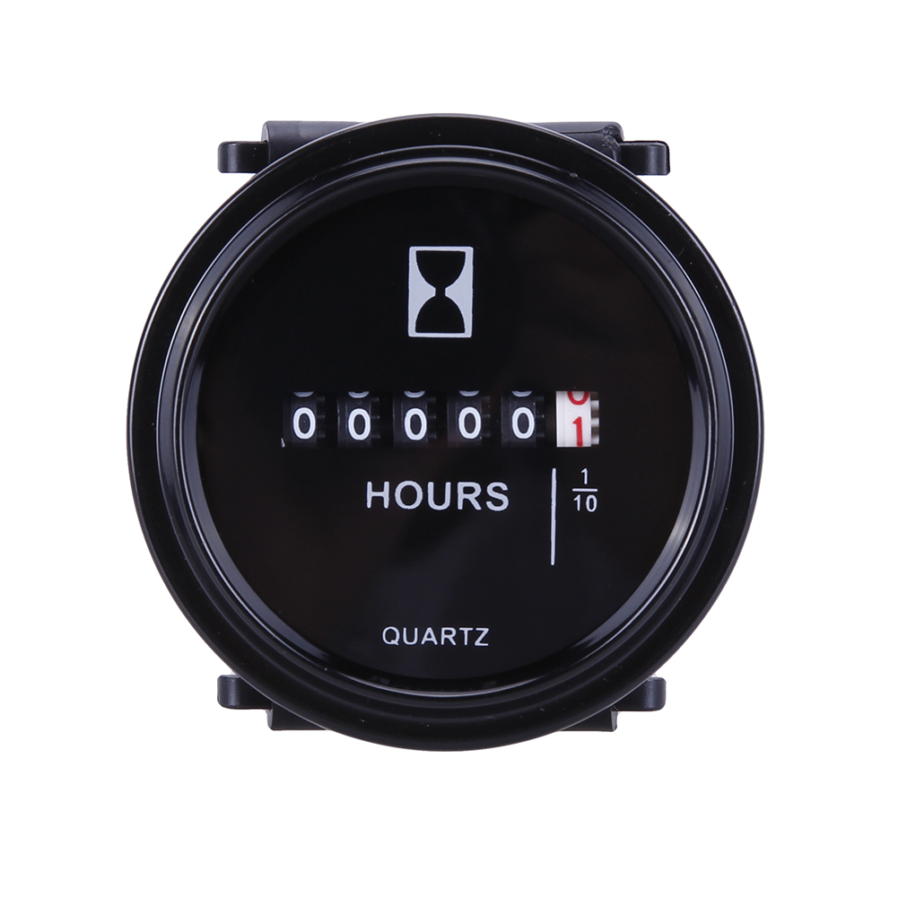 

12v 24v 36v Hour Meter for Marine Boat Engine 2\\\ Round Waterproof Gauge, 501 Original