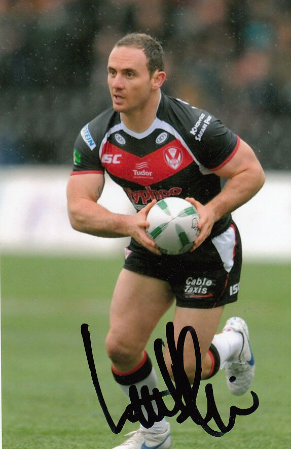 ST HELENS HAND SIGNED LANCE HOHAIA 6X4 Photo Poster painting 6.