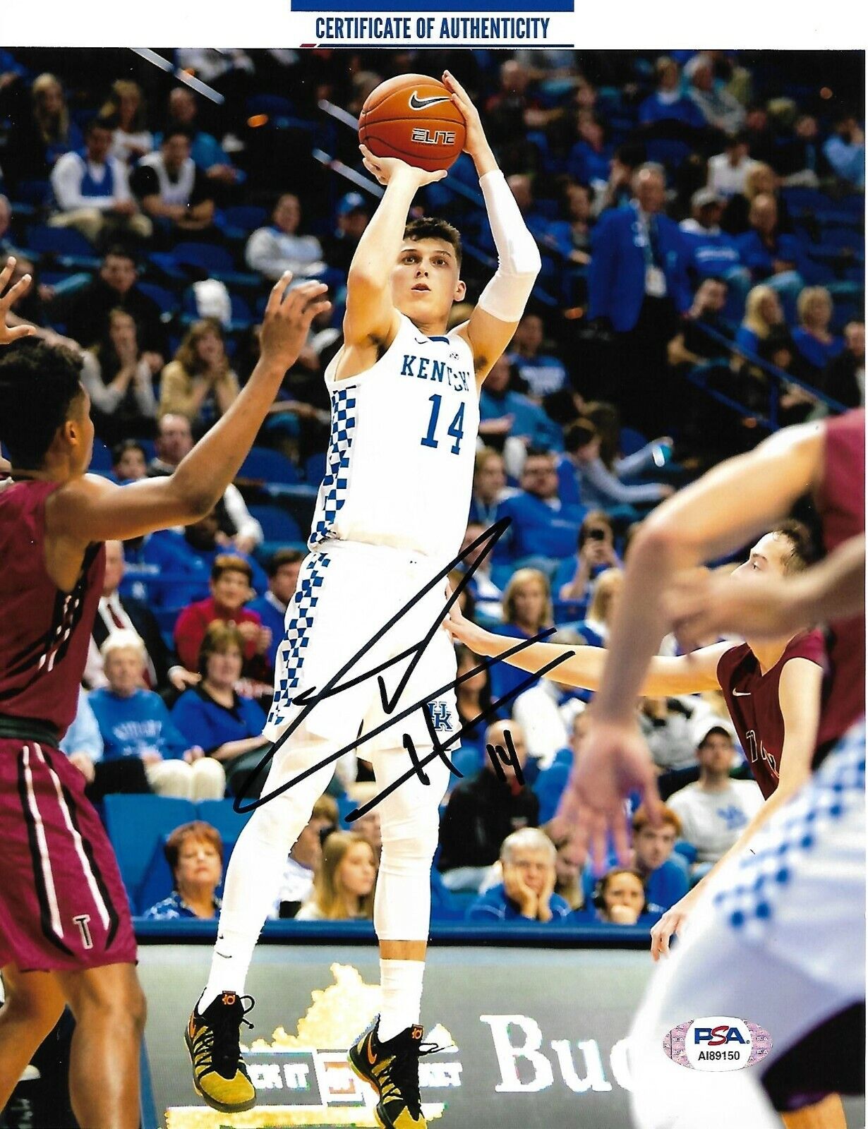 TYLER HERRO signed autographed KENTUCKY WILDCATS 8X10 Photo Poster painting w/ COA PSA AI89150