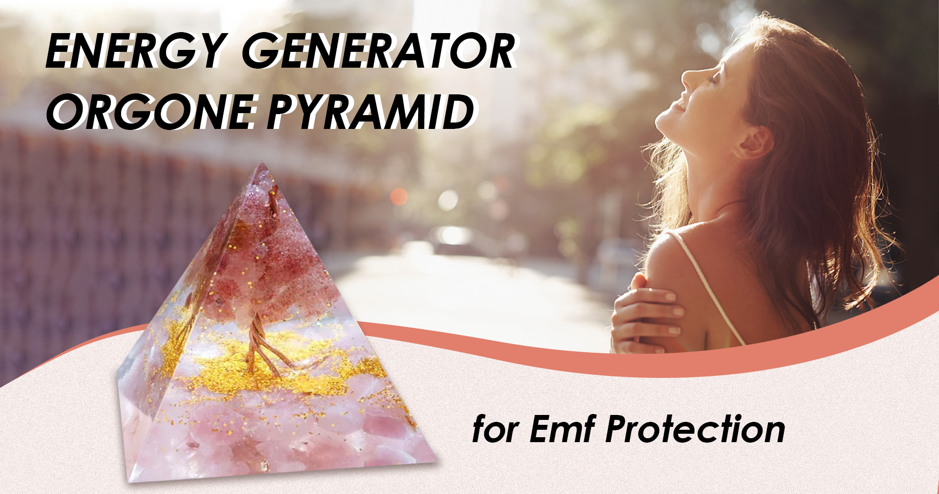 olivenorma Energy Generator Orgone Pyramid for EMF Protection