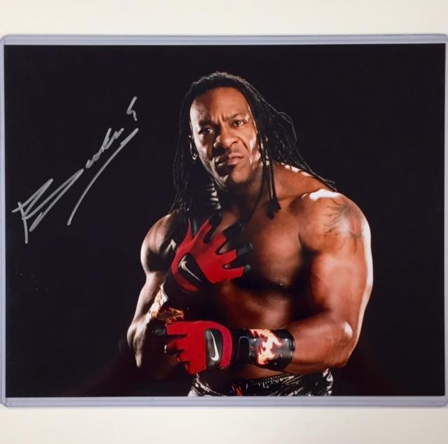 BOOKER T Signed 8x10 Photo Poster painting LEAF Wrestling COA Auto WWE WWF WCW ~ RARE Autograph