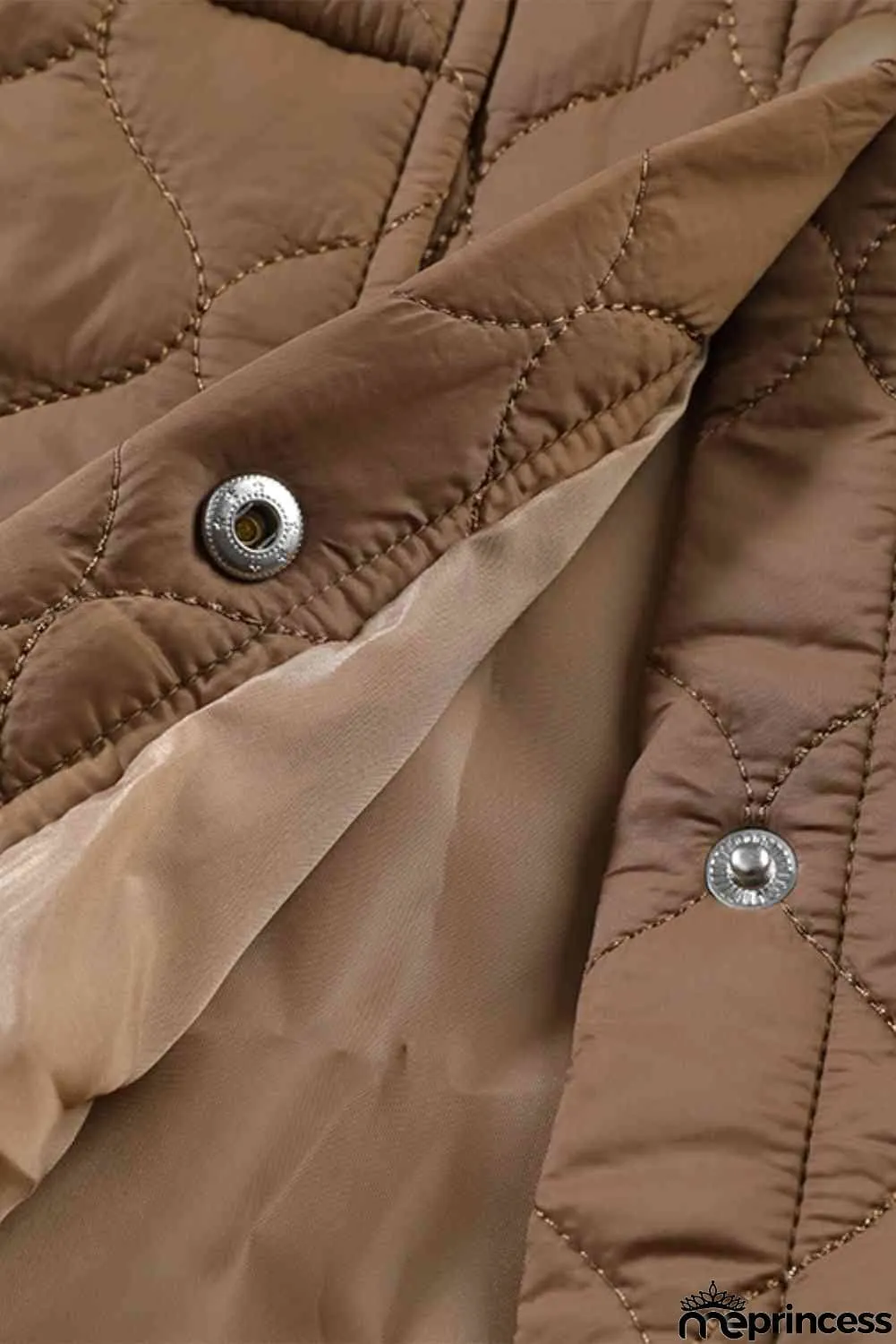Snap Down Collared Winter Coat