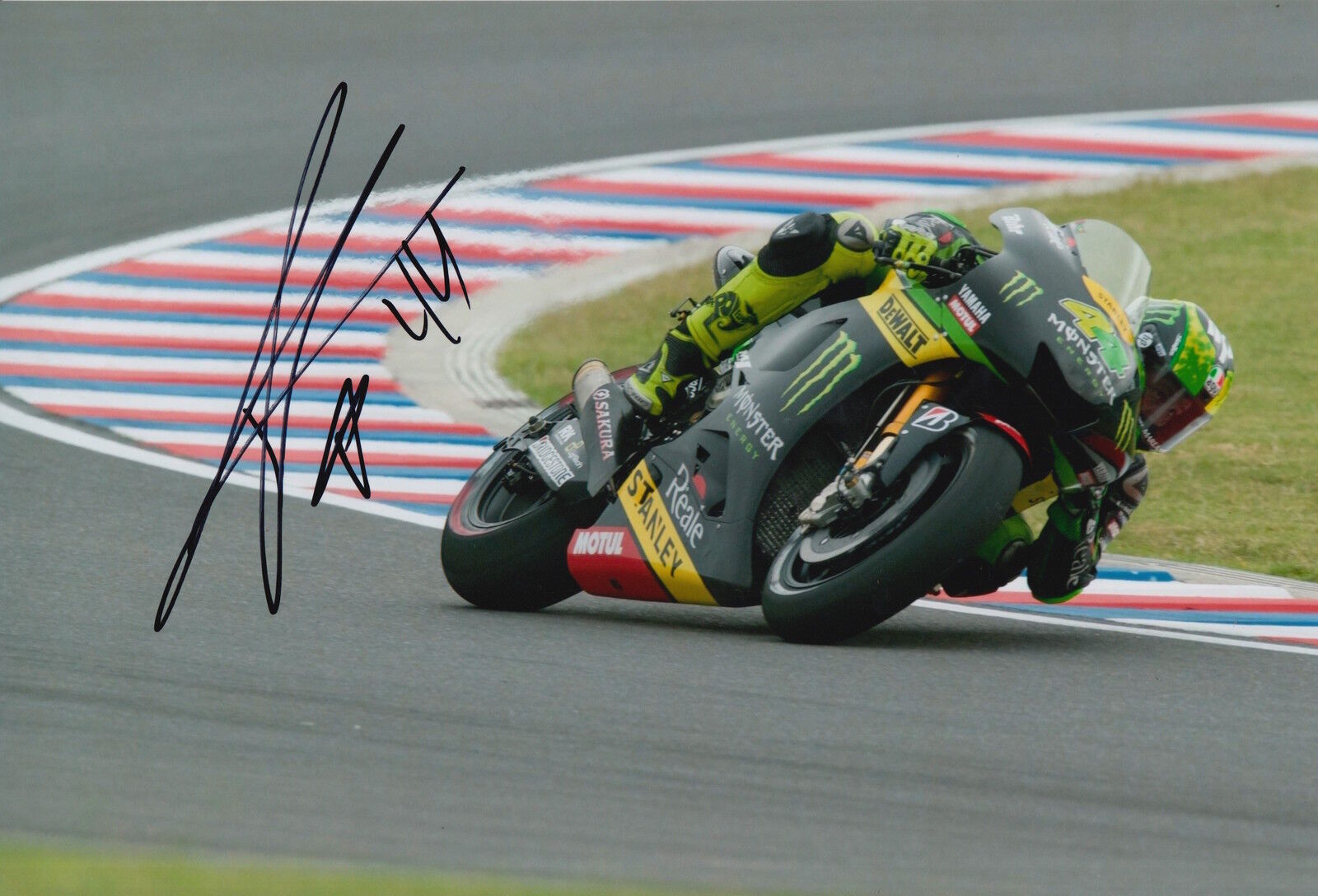 Pol Espargaro Hand Signed Monster Tech3 Yamaha 12x8 Photo Poster painting 2015 MotoGP 13.