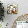 Diamond Painting-DIY Full Round Drill Cat(40*40CM)