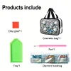 DIY Schmetterling Diamant Kunst Strass Make-up Tasche Transparent PVC Aufbewahrungspack