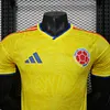 Joyfball 2026 Player Version Colombia Home Football Jersey 1:1 Thai Quality（The player version jersey is a bit tight, please pay attention to the size selection）