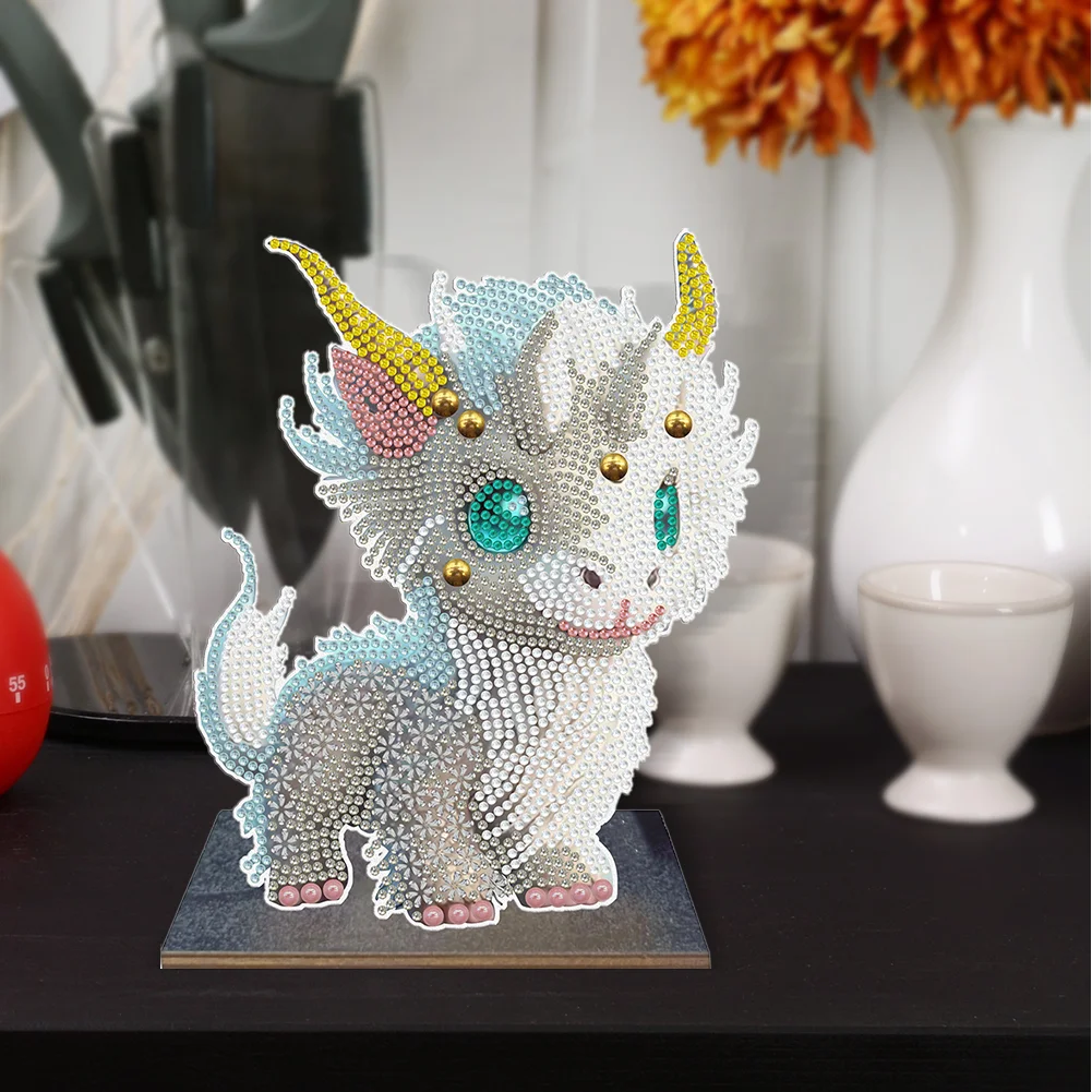 Dragon DIY Diamonds Painting Ornaments Kids Gift Diamond Mosaic Ornament(Single-sided)