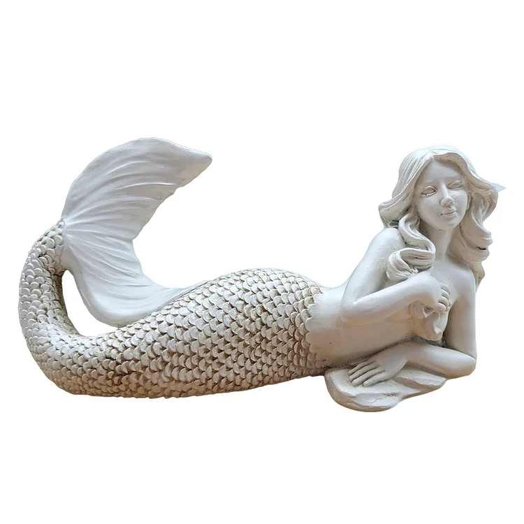 【Ornament】Home Decor Resin Ornaments-Mermaid Trinkets Painted Decorations gbfke