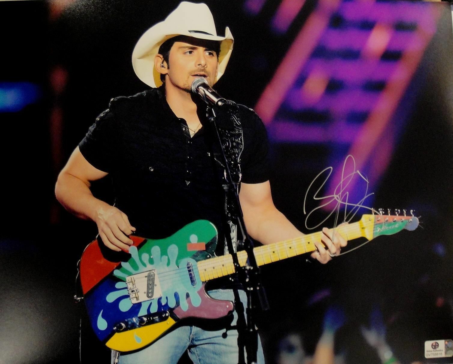 Brad Paisley Hand Signed Autographed 11x14 Photo Poster painting Sexy Country Star JSA U16435