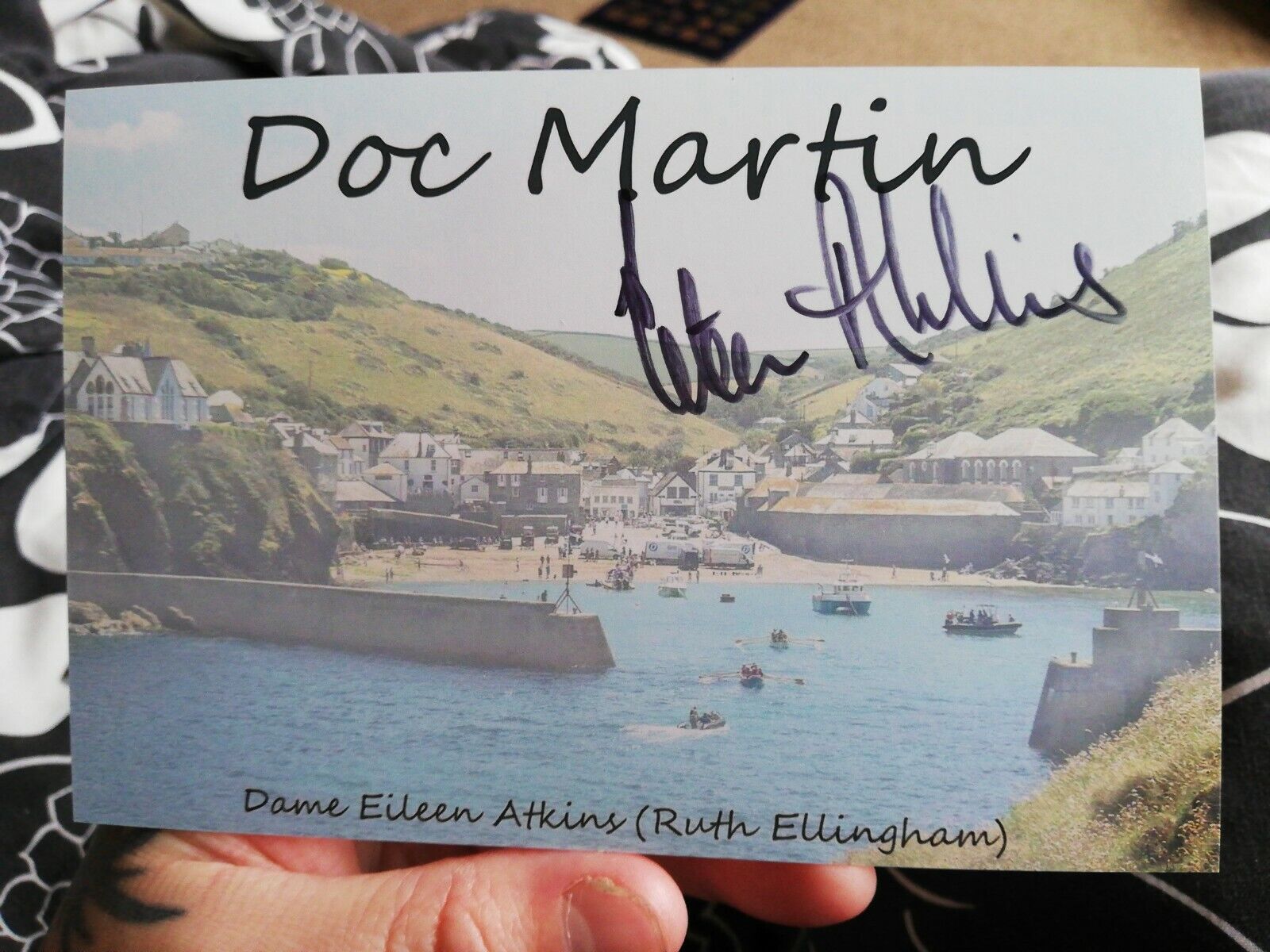 Eileen Atkins Aunt Ruth Doc Martin signed autographed 6x4 inch picture