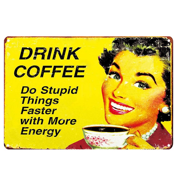 Coffee - Vintage Tin Signs/Wooden Signs - 8*12Inch/12*16Inch