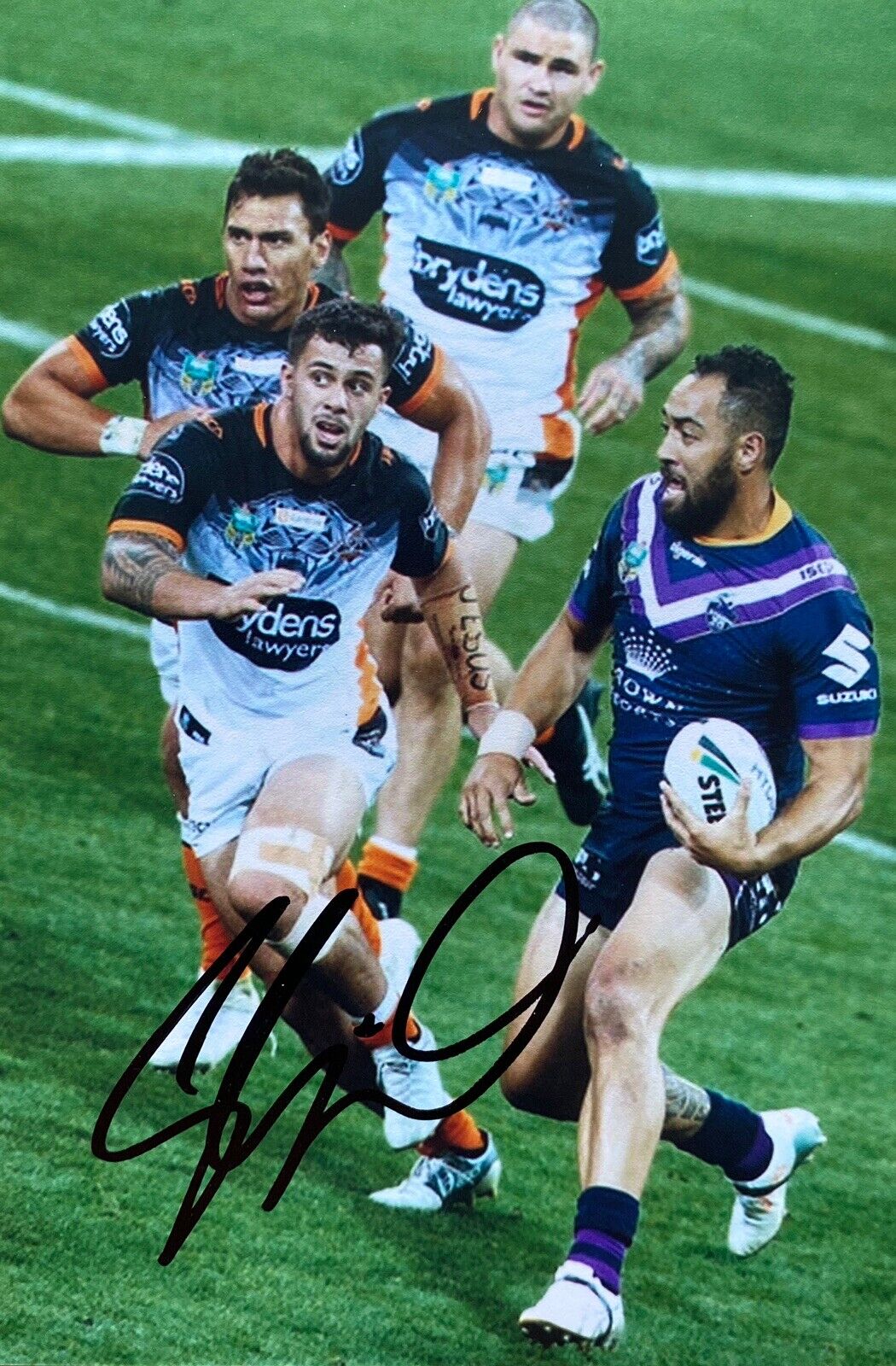 Sam Kasiano Genuine Hand Signed 6X4 Photo Poster painting - Melbourne Storm