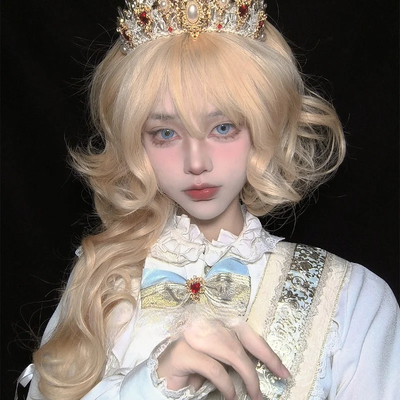 Princess Ame Blonde Curly Wig ON1512