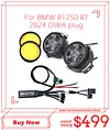 WOYO MOTO Modify Motorcycle Light Lamp Kits For BMW R1250RT 2024 with DWA Plug, 1 Pair of Lamp.