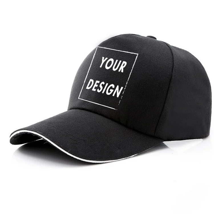 Custom Baseball Cap Add Your Design Print Logo Text Photo Hat Black Khaki Customize Caps for Men Women