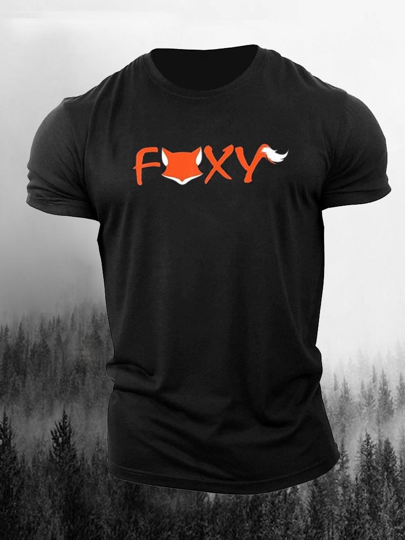 Foxy Fox Printed T-Shirt in  mildstyles