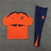 2024 Netherlands Long Sleeve Orange Training Jacket Set