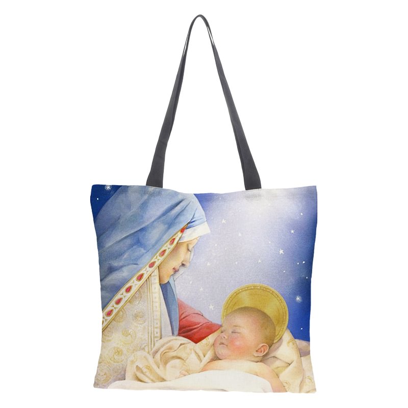 Linen Tote Bag - Our Lady of Jesus