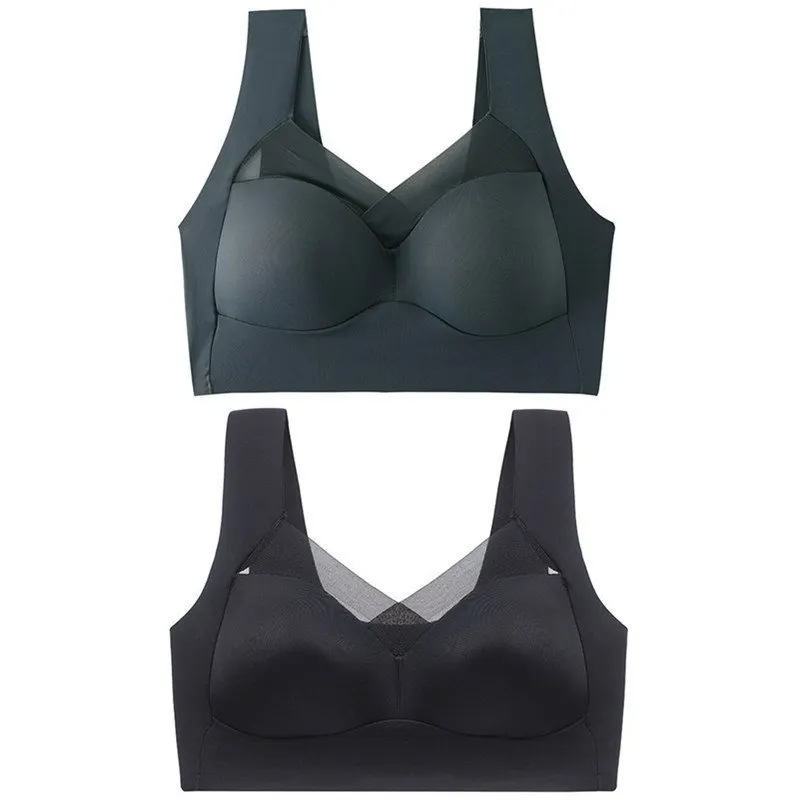 Fashion Deep Cup Bra Summer sexy Push Up Wireless Bras (Size runs the same as regular bras