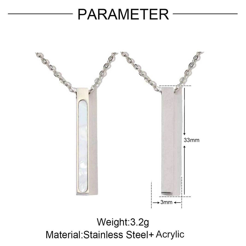 3 PCS/Package 13*10mm 25*18mm 8 * 8mm Titanium Steel Geometric Heart Shape Jewelry Accessories Pendant