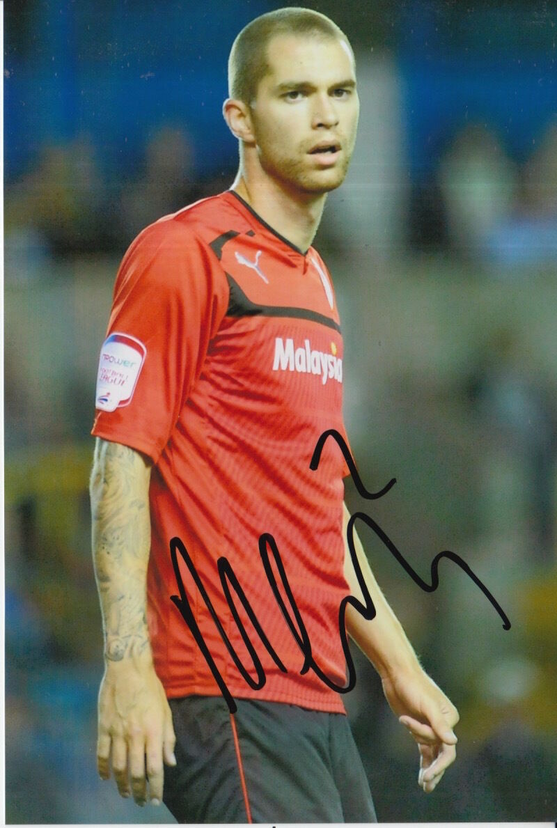 CARDIFF CITY HAND SIGNED MATT CONNOLLY 6X4 Photo Poster painting 7.
