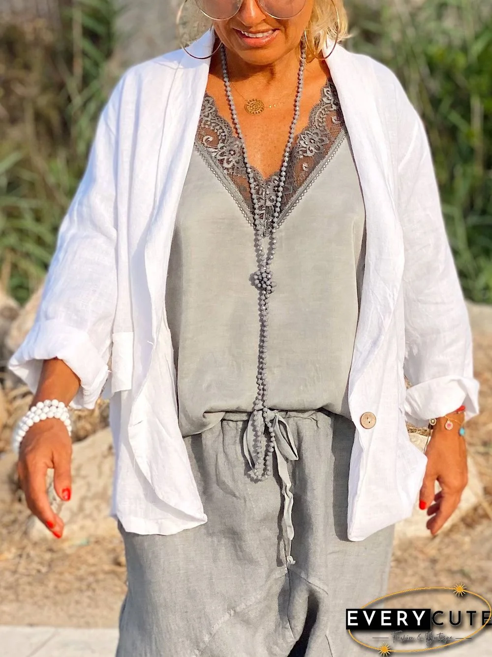 Basic Long Sleeve Cardigan