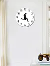 British Comedy Inspired Ministry of Silly Walk Wall Clock Silent Mute Clock