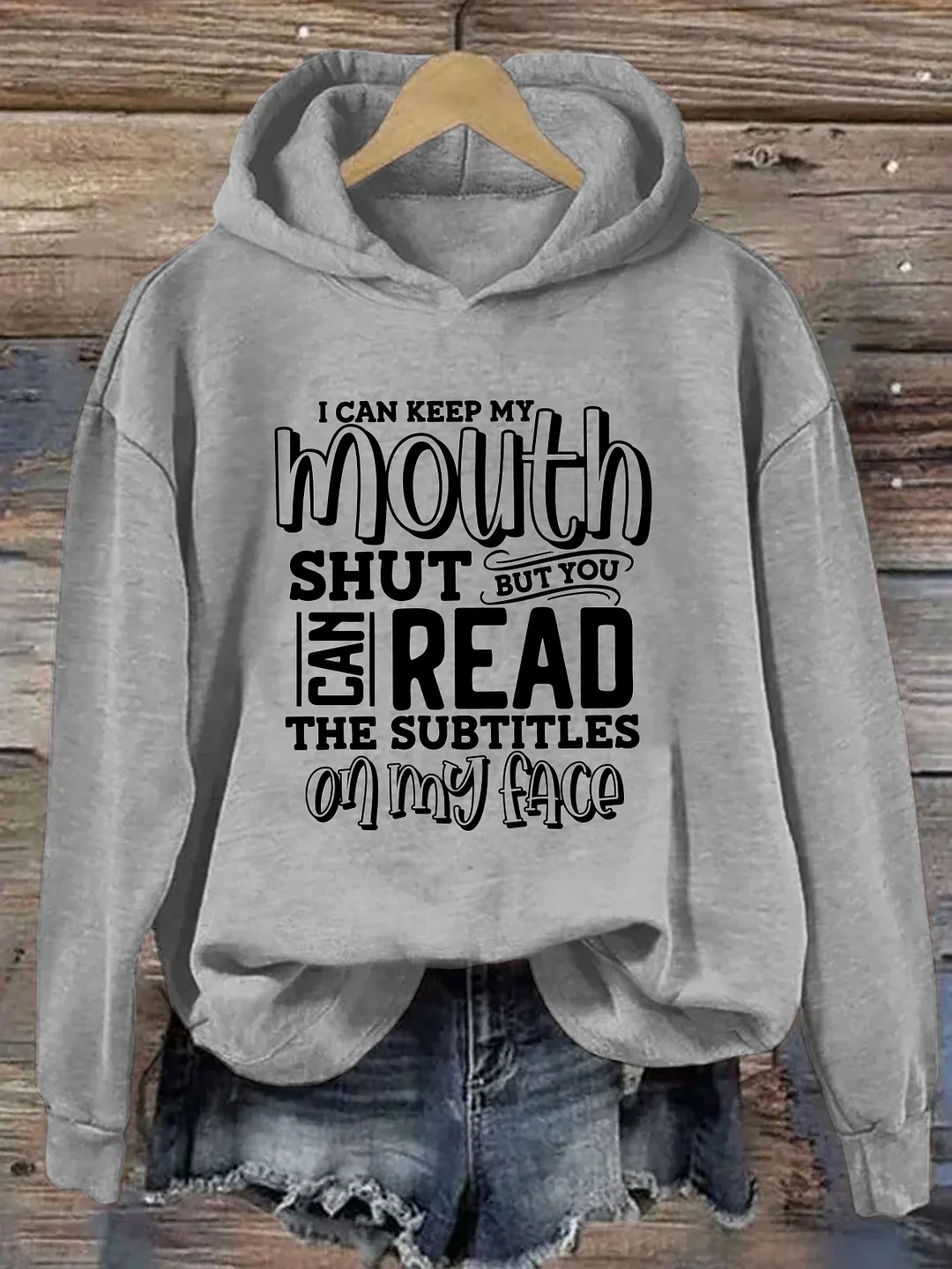 I Can Keep My Mouth Shut Hoodie