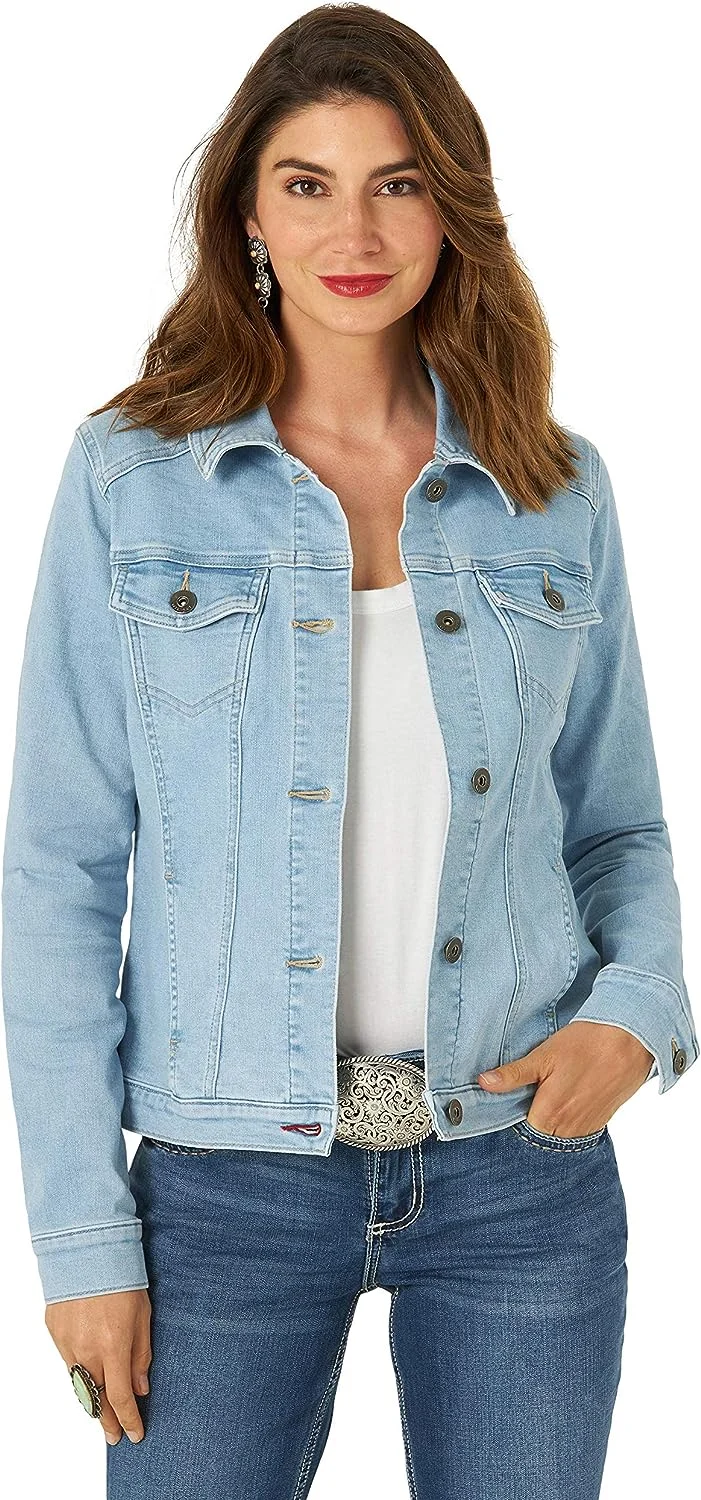 Wrangler Authentics Women's Stretch Denim Jacket