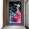Diamond Painting - Full Round Drill - Black Panther(Canvas|40*70cm)