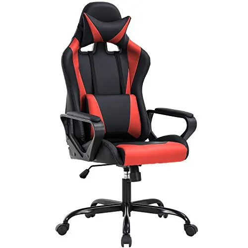 Suitable for women and men with low back painHigh back with lumbar supportComputer office chair