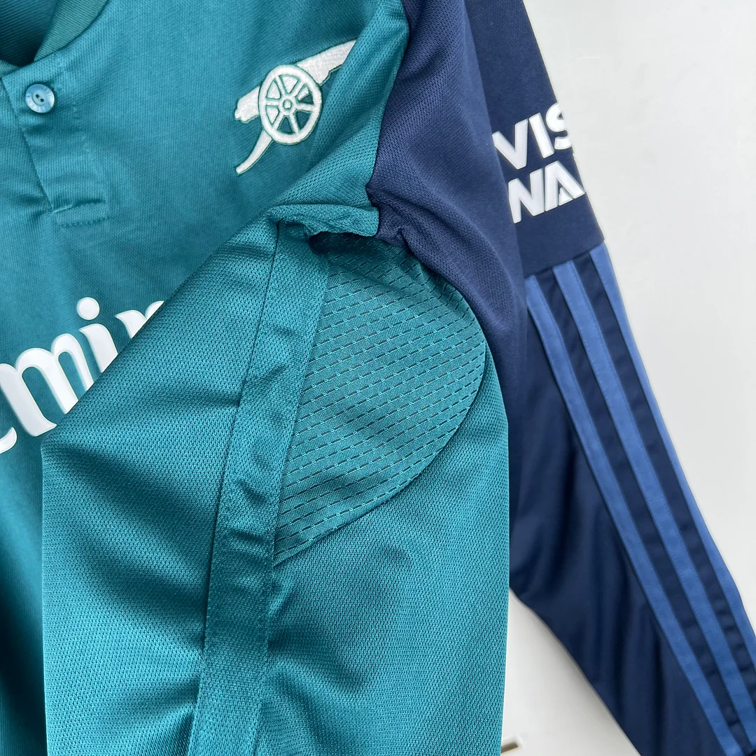 2023/2024 Arsenal Third Away Long Sleeve Thai version Football Shirt Thai Quality