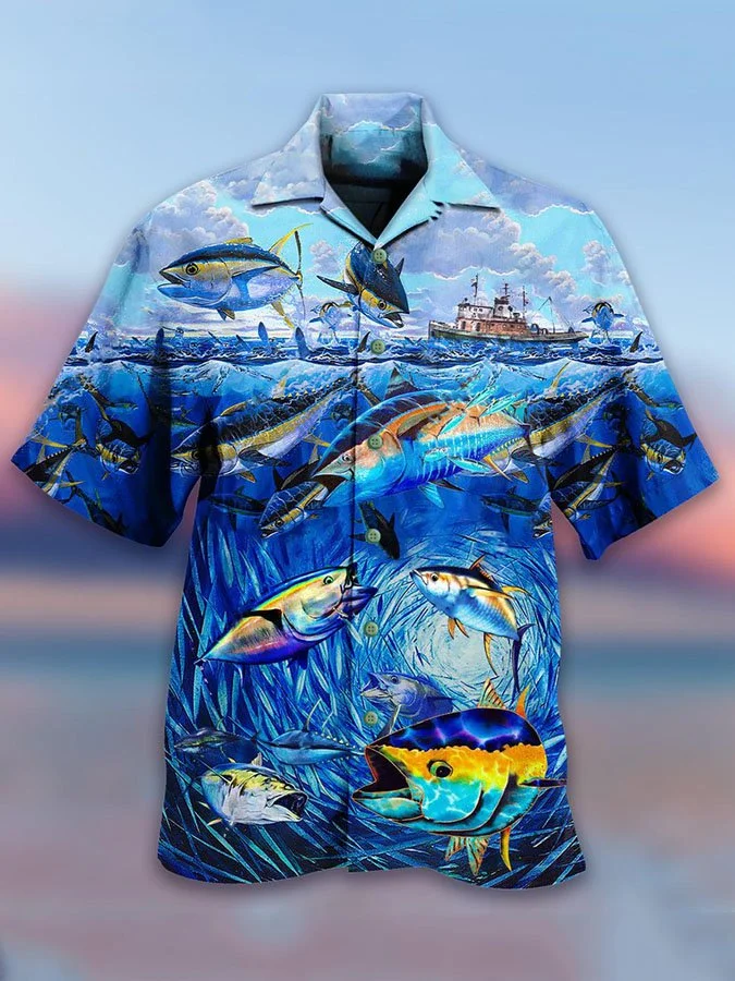Mens Ocean Limited Edition Hawaiian Shirt