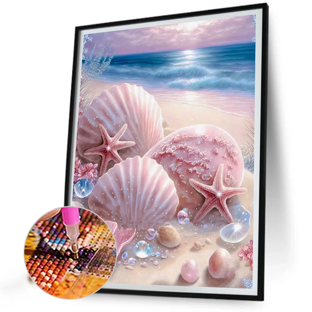 Diamond Painting - Full Round Drill - Beach(30*40cm)