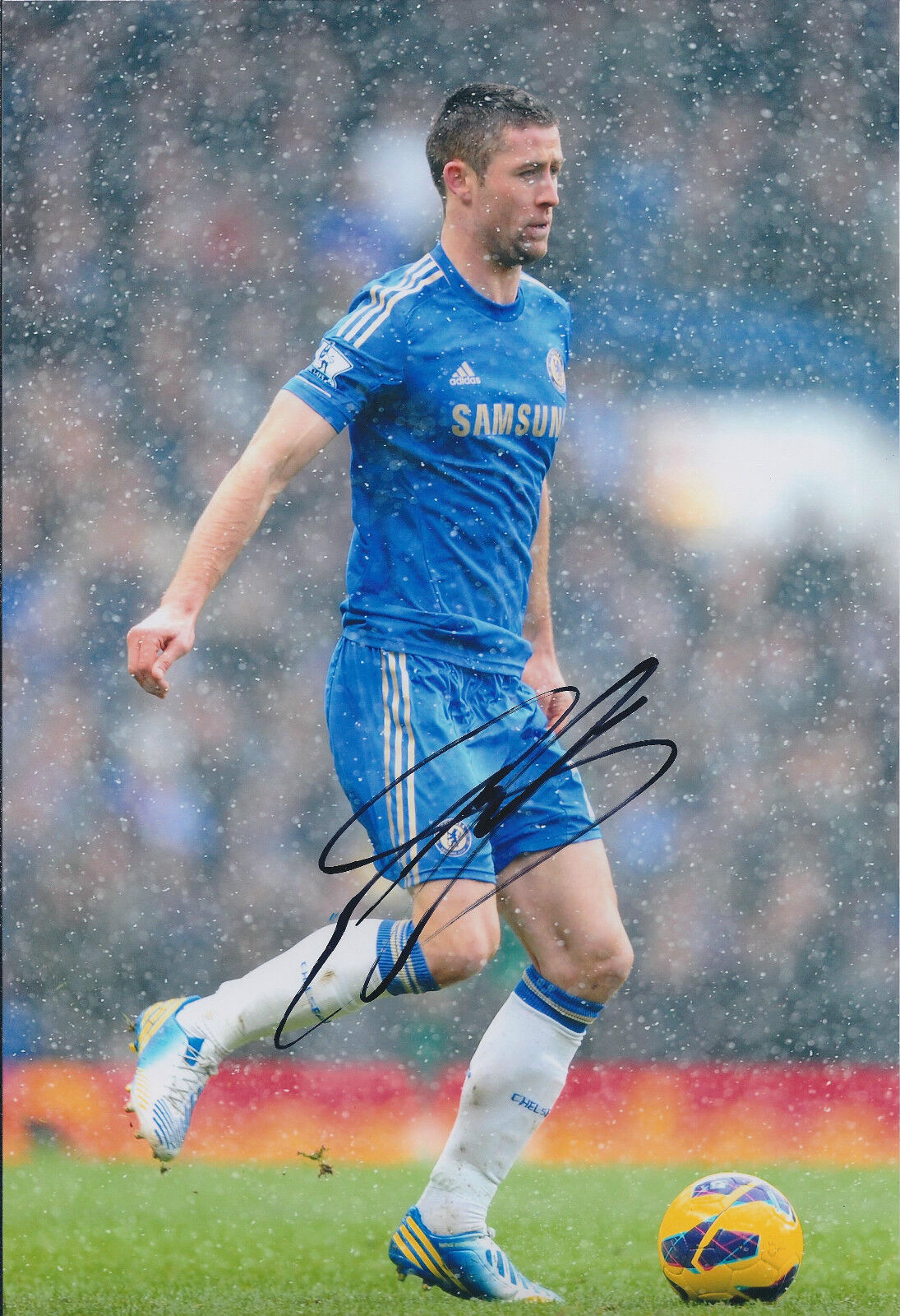 Gary CAHILL SIGNED COA Autograph 12x8 Photo Poster painting AFTAL CHELSEA Premier League RARE