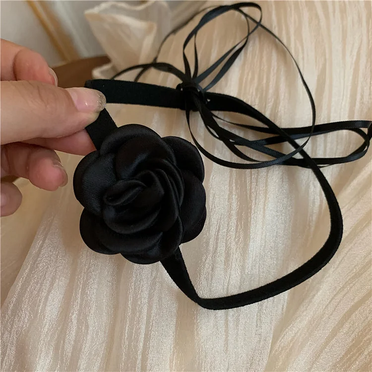 Necklace Bracelet Dual Purpose Vintage Flower Collar