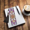 Diamond Painting-DIY 2pcs Leather Bookmark Mandala Tassel Crafts